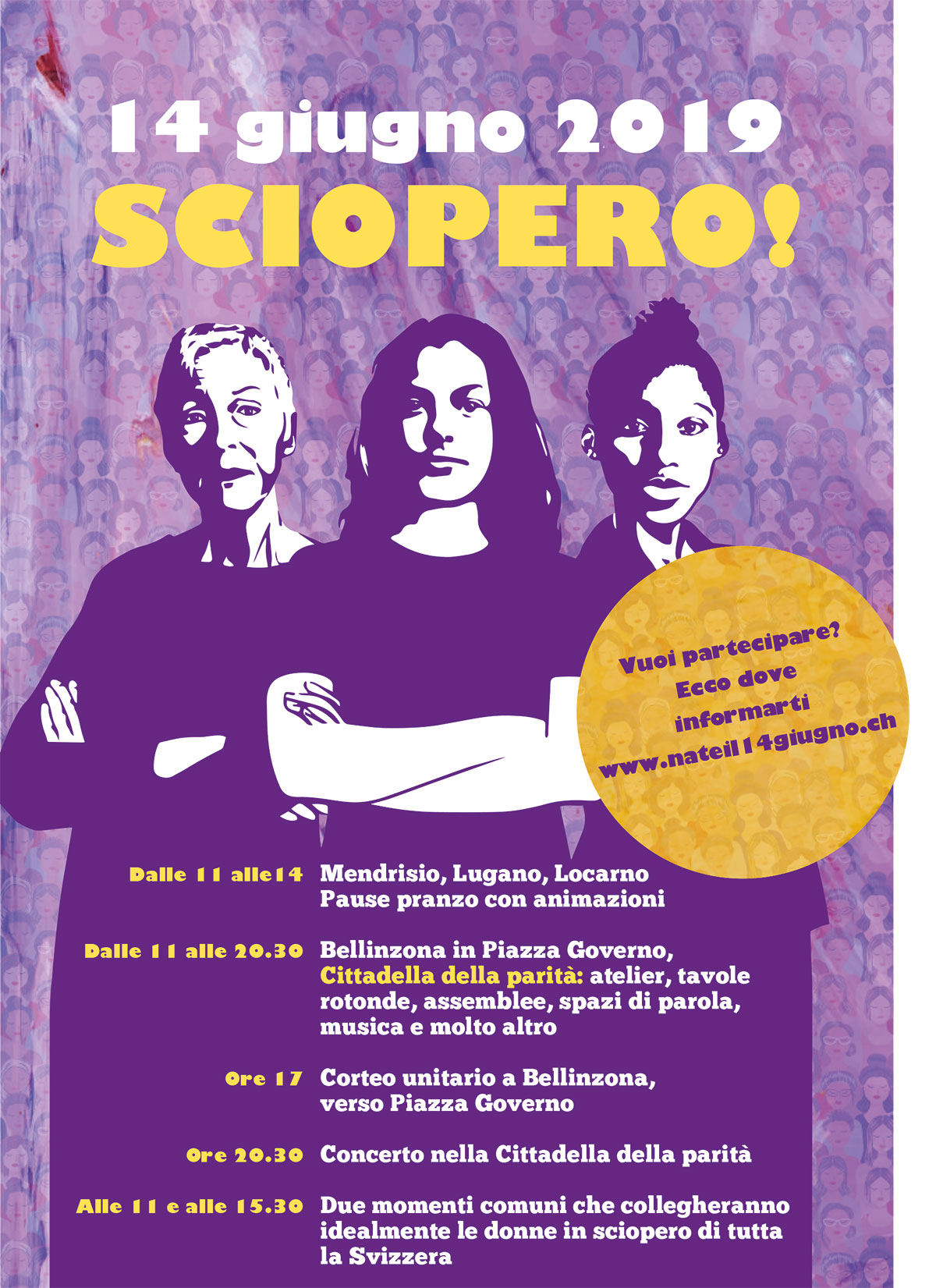 Sciopero delle donne giugno 2019